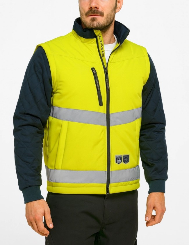 Sir Safety Driver Jacket signalinis darbo Striukė su nuimamomis