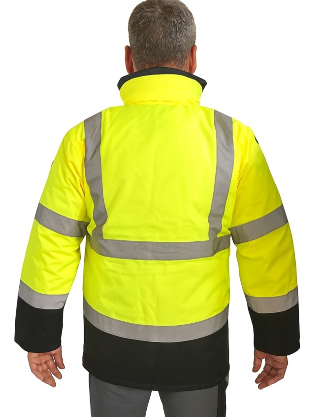 Kurtka robocze ocieplana odblaskowa Sir Safety Motorway 4w1