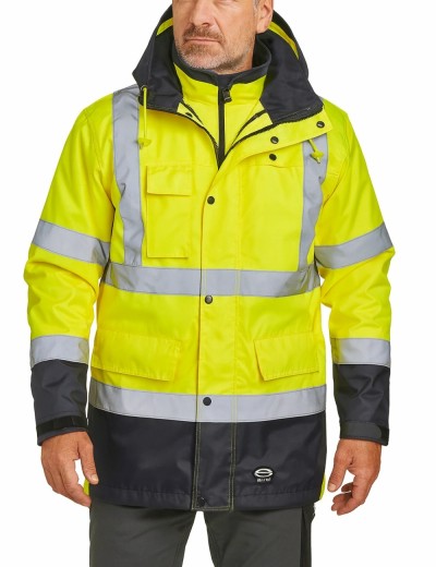 Kurtka robocze ocieplana odblaskowa Sir Safety Motorway 4w1