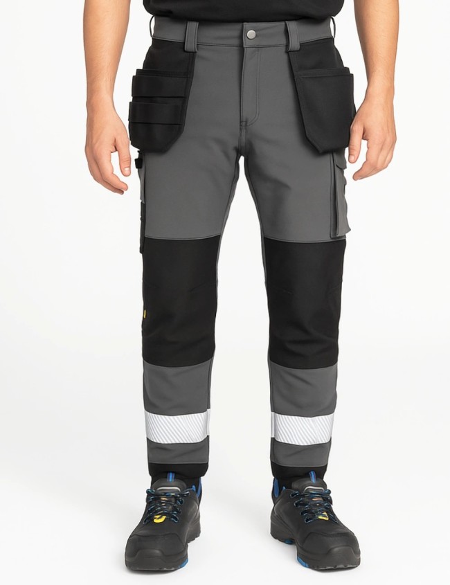 Spodnie robocze elastyczne Bosafety Tension Plus