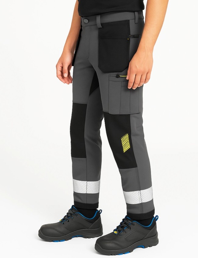 Spodnie robocze elastyczne Bosafety Tension Plus