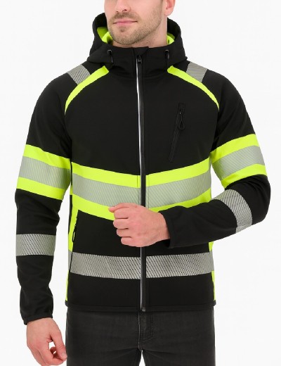 Signalinis softshell džemperis Bosafety Topek C1
