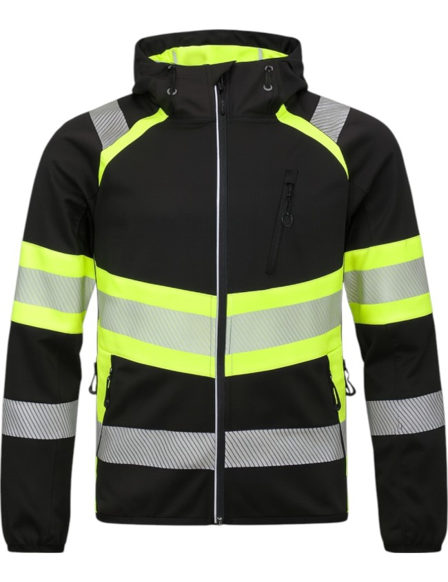 Signalinis softshell džemperis Bosafety Topek C1