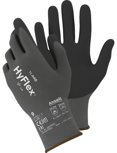 Darbo pirštinės Ansell 11-840 HyFlex