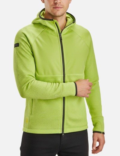 Darbo džemperis su gobtuvu Snickers 8405 FlexiWork Lime