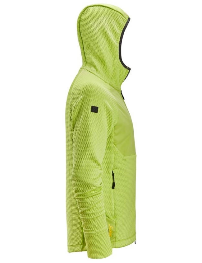 Darbo džemperis su gobtuvu Snickers 8405 FlexiWork Lime