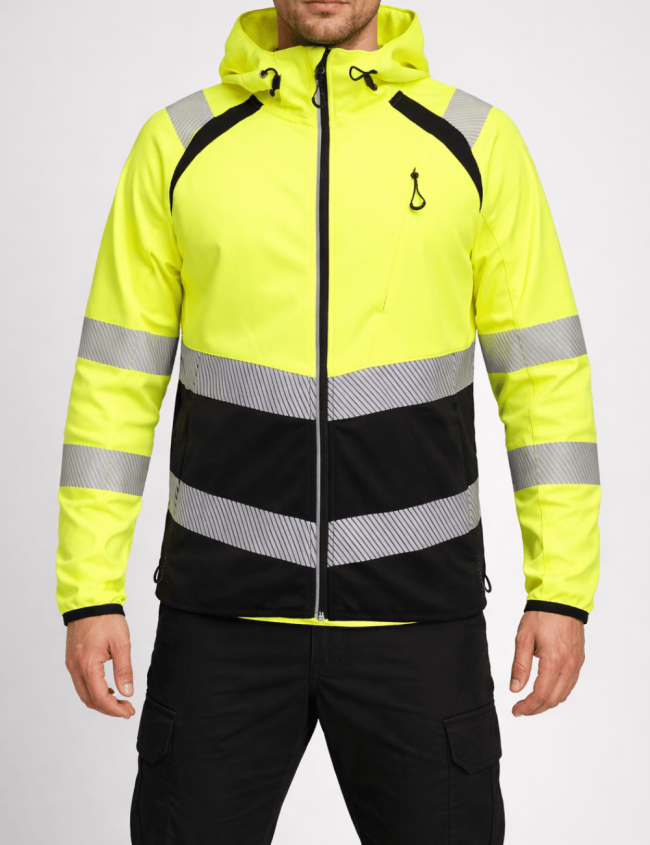 Signalinė softshell striukė Bosafety Topek C2