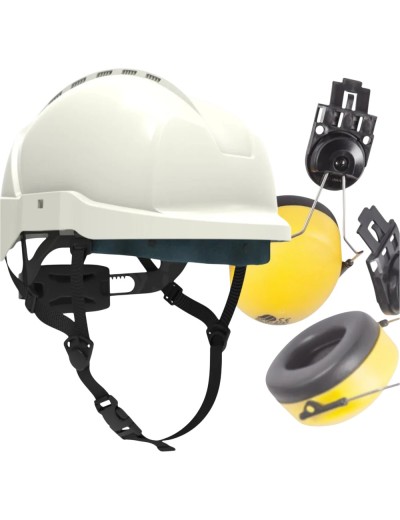 „Protekt ATRA 10V“ apsauginis šalmas su ausinėmis