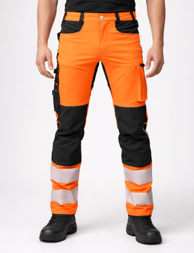 Signalinės darbo kelnės Bosafety Tension