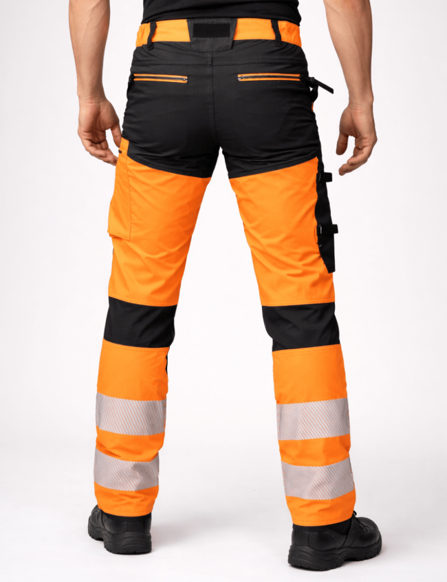 Signalinės darbo kelnės Bosafety Tension