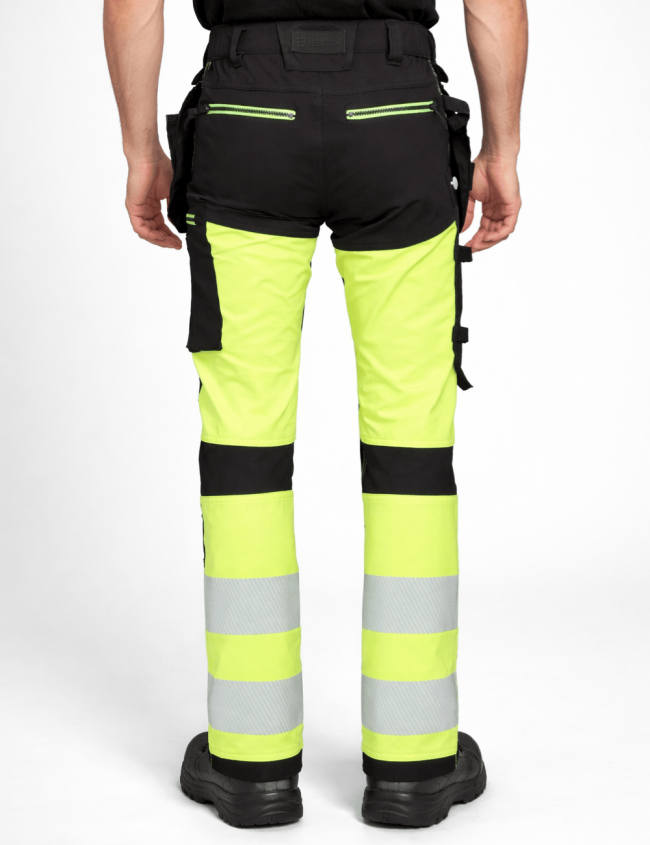Signalinės darbo kelnės Bosafety Tension Pro