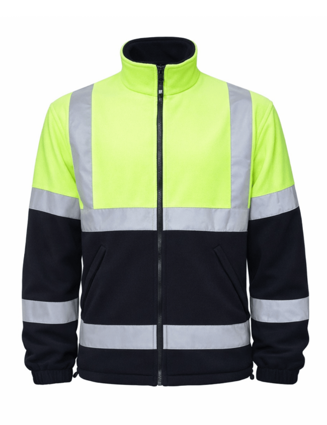 „BoSafety Fleece C2“ Hi-Vis flisinė striukė