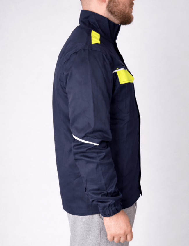 SIR Polytech liepsną slopinanti šviesą atspindinti striukė