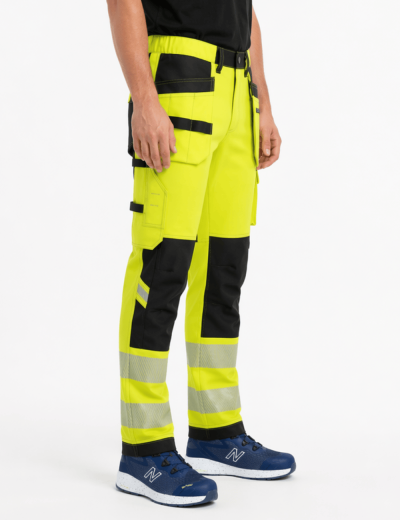 BoSafety Tension Pro C2 šviesą atspindinčios darbo kelnės