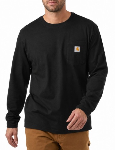 Darbo marškinėliai ilgomis rankovėmis Carhartt Midweight Pocket