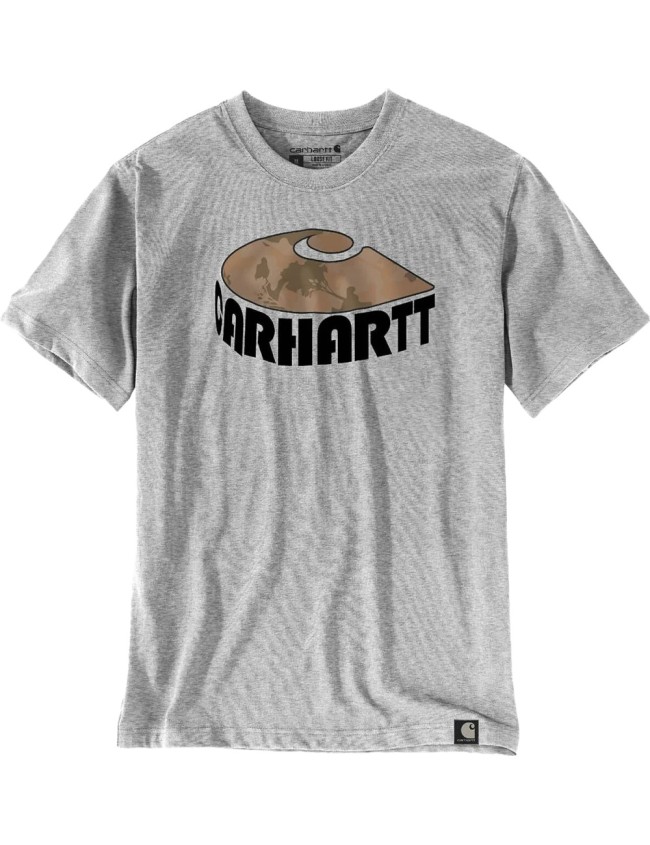 Darbiniai marškinėliai Carhartt Camo C