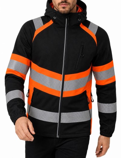 Signalinis softshell džemperis Bosafety Topek C1