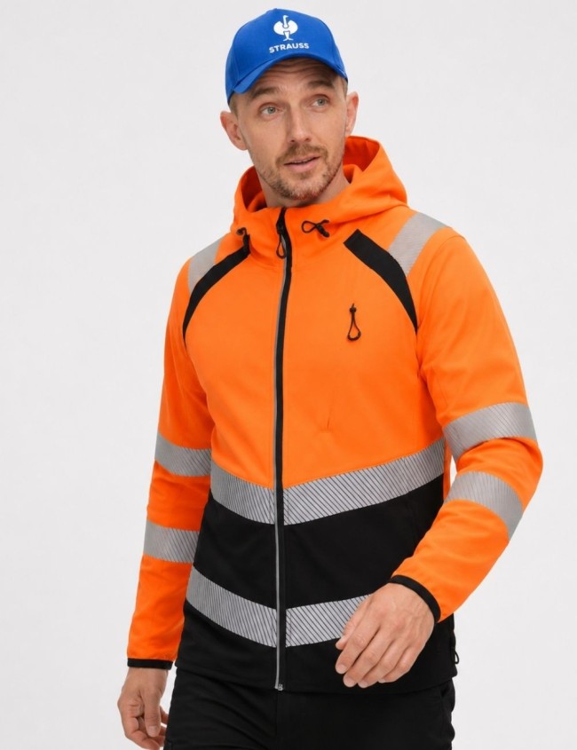Signalinė softshell striukė Bosafety Topek C2