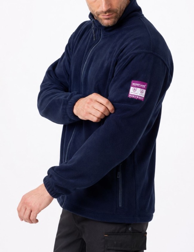 Ugniai atsparus flisinis džemperis Portwest FR30 | Balticworkwear.lt