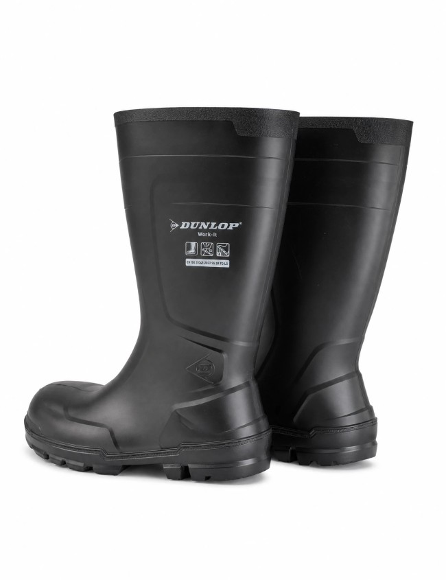 Guminiai darbo batai su apsaugine nosele Dunlop Full Safety S5