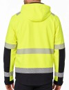 Signalinė softshell darbo striukė Bosafety Valencia C2