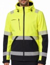 Signalinė softshell darbo striukė Bosafety Valencia C2