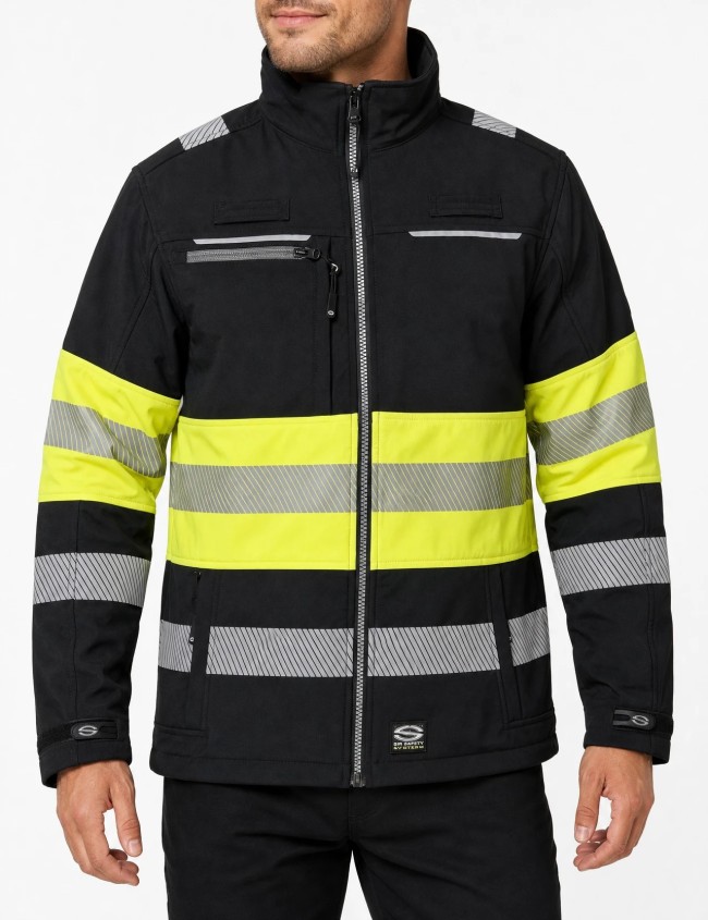 SIR kontrastinga Softshell darbo Striukė
