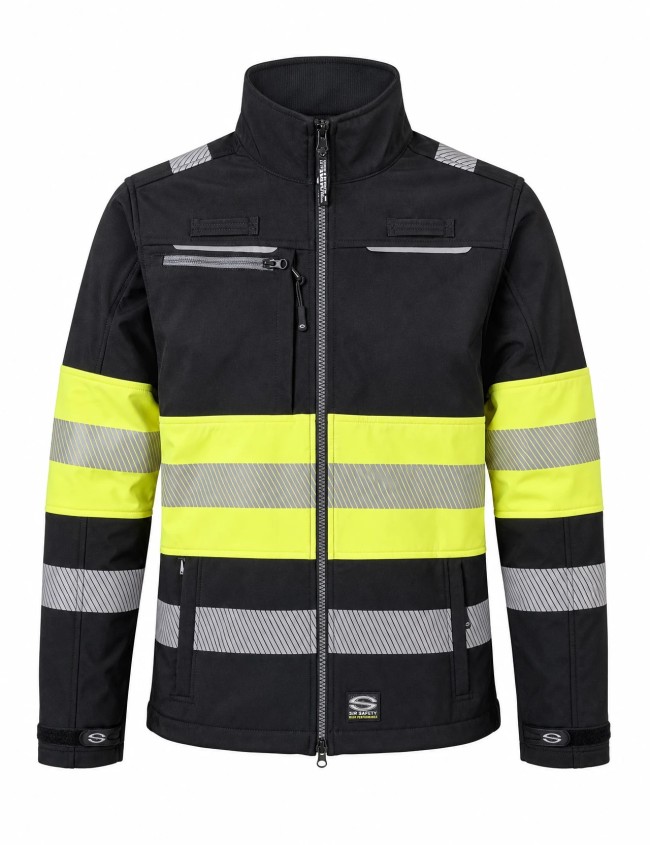 SIR kontrastinga Softshell darbo Striukė