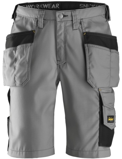 Snickers szorty robocze Ripstop 3023 szare