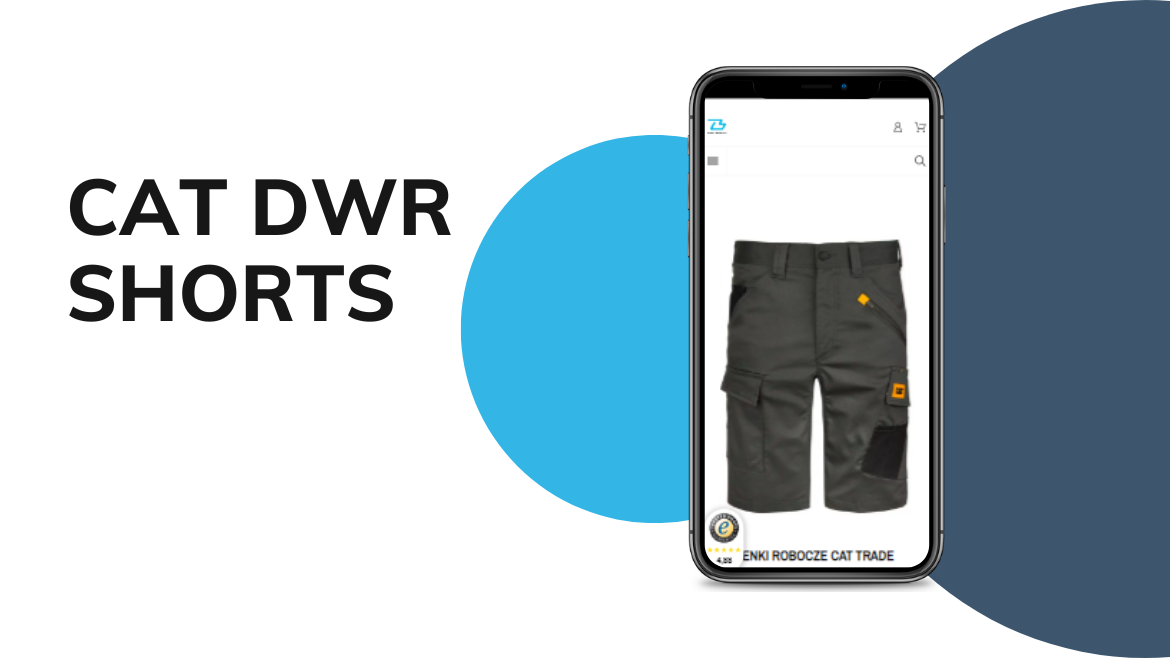 „Cat DWR“ tamprių darbo šortų apžvalga