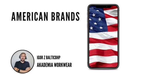 Amerikos prekių ženklai „Baltic Workwear“ parduotuvėje