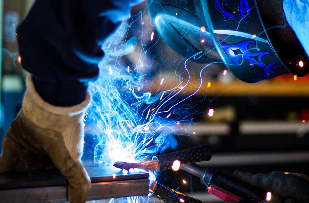 Apsauginės pirštinės suvirintojams